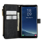 Til Samsung Galaxy S10 Telefoncovers med Rem CASEME C30 Lynlås Flere Kortrum PU Læder Cover