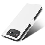 For Asus ROG Phone 6 5G / Phone 6 Pro 5G Diamond Texture Magnetic Closure Handbag PU Leather Stand Flip Wallet Case with Strap