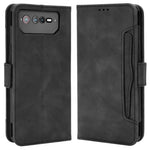 Til Asus ROG Phone 6 5G / Phone 6 Pro 5G PU læder flip cover med stativfunktion, flere kortpladser og pung