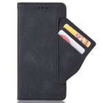 Til Asus ROG Phone 6 5G / Phone 6 Pro 5G PU læder flip cover med stativfunktion, flere kortpladser og pung