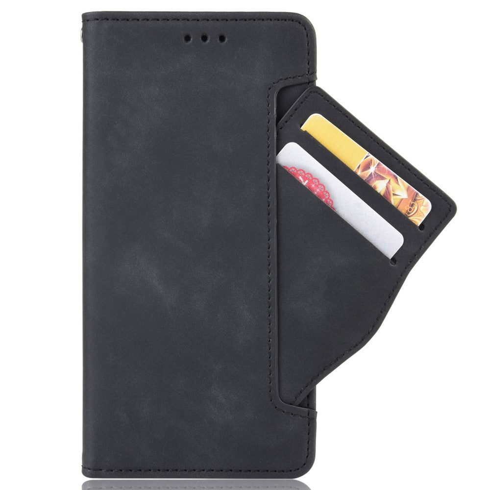 Til Asus ROG Phone 6 5G / Phone 6 Pro 5G PU læder flip cover med stativfunktion, flere kortpladser og pung