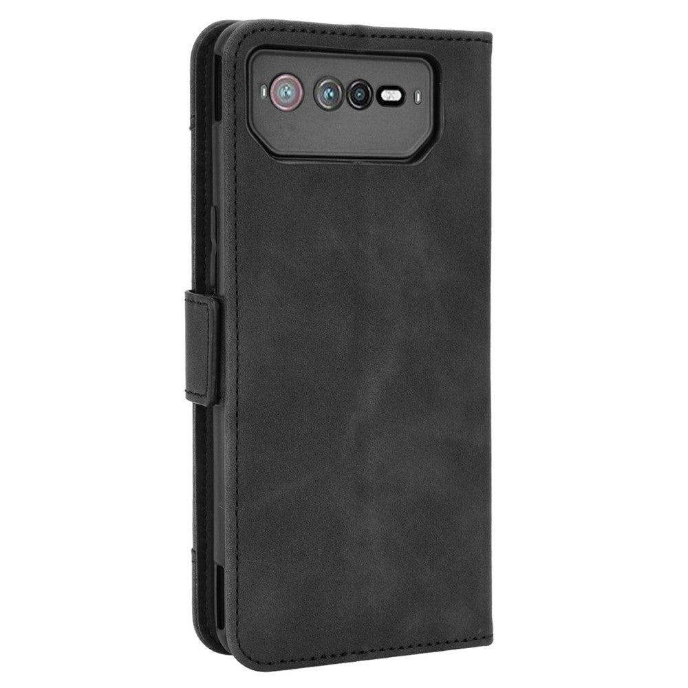 Til Asus ROG Phone 6 5G / Phone 6 Pro 5G PU læder flip cover med stativfunktion, flere kortpladser og pung