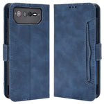 Til Asus ROG Phone 6 5G / Phone 6 Pro 5G PU læder flip cover med stativfunktion, flere kortpladser og pung