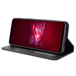 For Asus ROG Phone 6 5G / Phone 6 Pro 5G Retro Texture PU Leather Magnetic Auto Closing Case Full Inclusive Protective Wallet Stand Cover