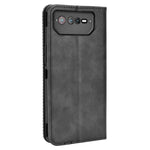 For Asus ROG Phone 6 5G / Phone 6 Pro 5G Retro Texture PU Leather Magnetic Auto Closing Case Full Inclusive Protective Wallet Stand Cover