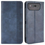 For Asus ROG Phone 6 5G / Phone 6 Pro 5G Retro Texture PU Leather Magnetic Auto Closing Case Full Inclusive Protective Wallet Stand Cover