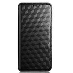 For Samsung Galaxy Z Fold4 5G PU Leather + PC Case Magnetic Auto-absorbed Imprinting Rhombus Pattern Stand Wallet Phone Cover