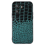 For Honor X40i 5G Shockproof Phone Case Crocodile Texture Genuine Cowhide Leather Coating Protective Phone Back Cover