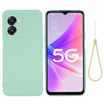 For Oppo A57 (2022) 5G / A77 5G Silicone Soft Phone Case Drop-proof Back Cover Mobile Phone Protector