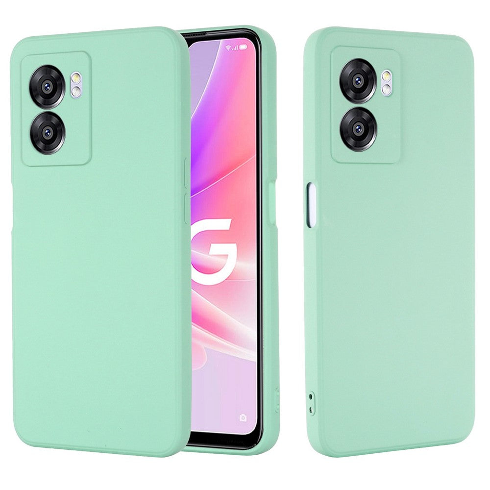 For Oppo A57 (2022) 5G / A77 5G Silicone Soft Phone Case Drop-proof Back Cover Mobile Phone Protector