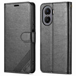 AZNS Anti-fall Flip Wallet Case for Honor X40i 5G, Full Protection PU Leather Phone Cover Shell with Viewing Stand