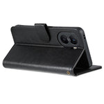 AZNS Anti-fall Flip Wallet Case for Honor X40i 5G, Full Protection PU Leather Phone Cover Shell with Viewing Stand