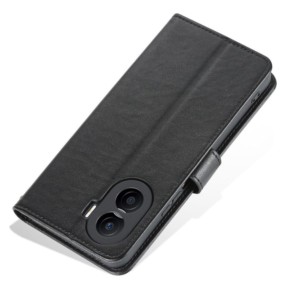AZNS Anti-fall Flip Wallet Case for Honor X40i 5G, Full Protection PU Leather Phone Cover Shell with Viewing Stand