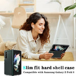 For Samsung Galaxy Z Fold4 5G Transparent Light Slim PC + TPU Hybrid Protective Cover Phone Case