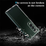 For Samsung Galaxy Z Fold4 5G Transparent Light Slim PC + TPU Hybrid Protective Cover Phone Case