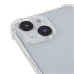 For iPhone 14 6,1 tommer forstærket hjørne telefoncover Anti-drop gennemsigtigt TPU cover med snor