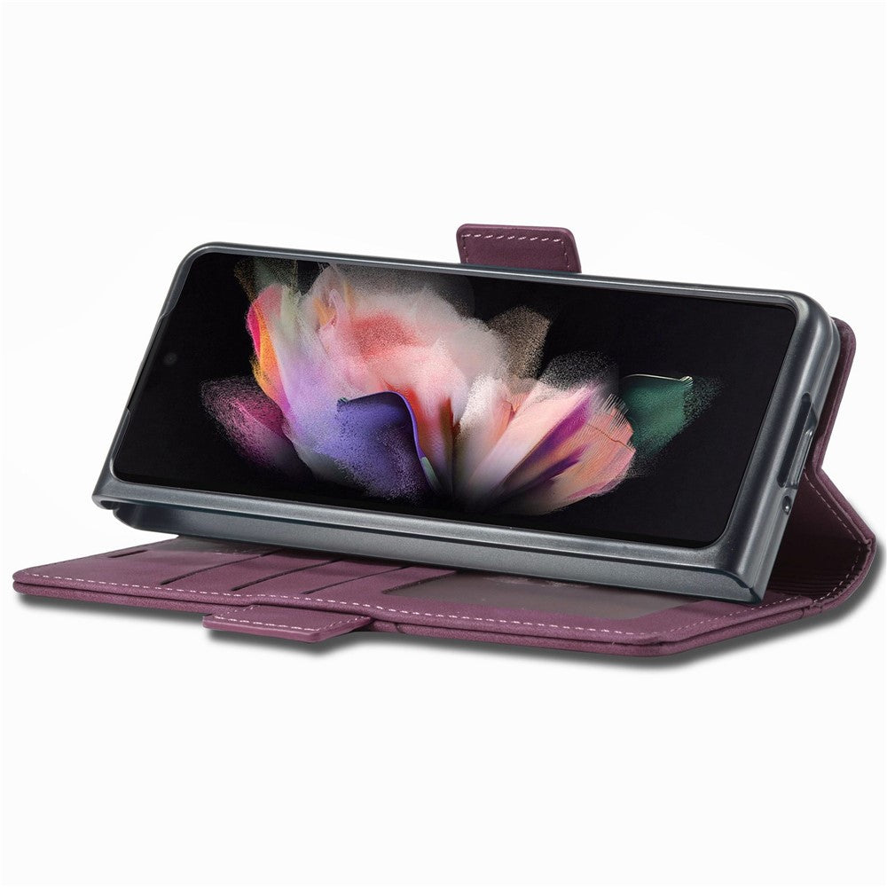 FORWENW F3-Series For Samsung Galaxy Z Fold4 5G Shockproof PU Leather Phone Case Wallet Stand Mobile Phone Flip Cover