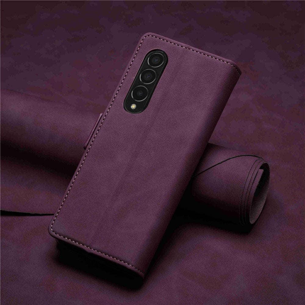 FORWENW F3-Series For Samsung Galaxy Z Fold4 5G Shockproof PU Leather Phone Case Wallet Stand Mobile Phone Flip Cover
