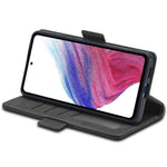 FORWENW F3-serien för Samsung Galaxy F23 5G / M23 5G / A23 5G (Global version) / 4G Fullt skyddande mobilfodral med fällbart plånboksfodral i PU-läder med stativ, korthållare
