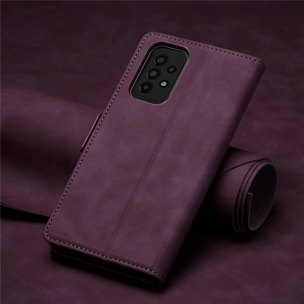 FORWENW F3-serien mobilskal för Samsung Galaxy A32 5G / M32 5G, korthållare stötsäker magnetisk PU-läder plånboksställ skyddande mobilskal