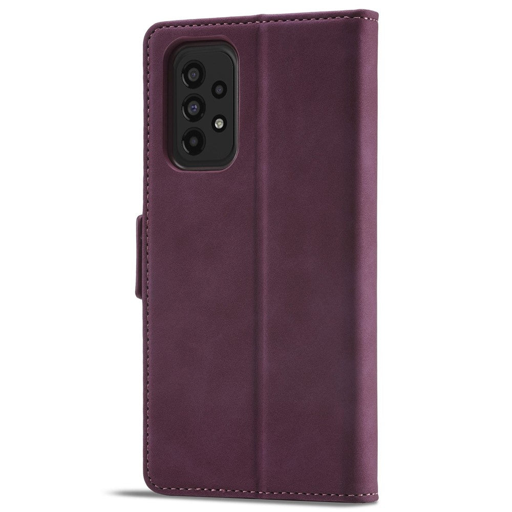 FORWENW F3-serien mobilskal för Samsung Galaxy A32 5G / M32 5G, korthållare stötsäker magnetisk PU-läder plånboksställ skyddande mobilskal