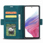 FORWENW F3-serien til Samsung Galaxy A33 5G Ridsefast pungcover i PU-læder med stander