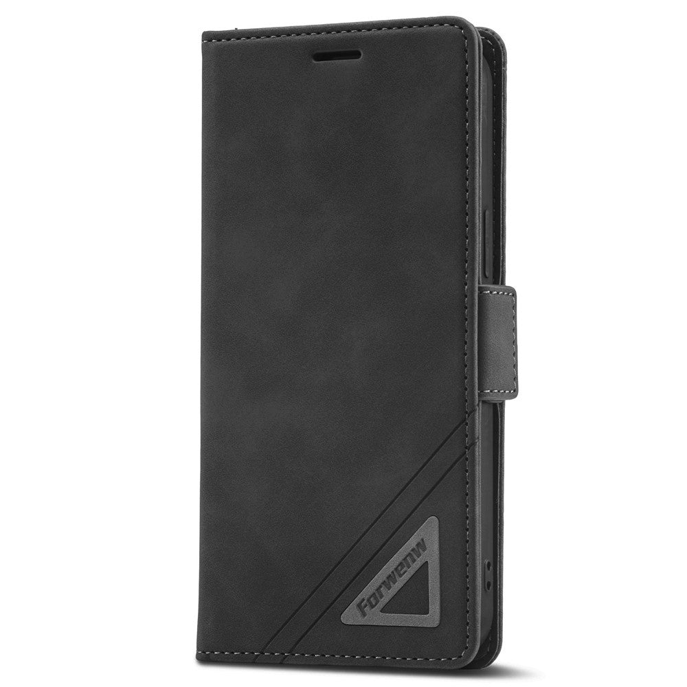 FORWENW F3-Series For iPhone 12 / 12 Pro 6.1 inch All-around Protection Wallet Feature Case PU Leather Magnetic Phone Cover with Stand