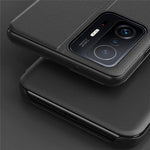Xiaomi 11T 5G / 11T Pro 5G mobilskal Folio Flip PU Läder Stativfodral