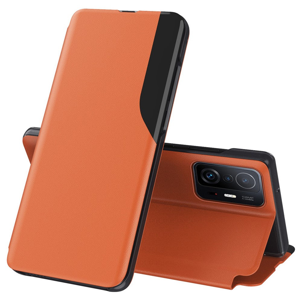 Xiaomi 11T 5G / 11T Pro 5G mobilskal Folio Flip PU Läder Stativfodral