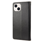 Til iPhone 14 6,1 tommer smartphone-cover præget sommerfugle læder mobiltelefonetui pung stativdæksel
