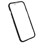 Til iPhone 14 Full Body Case Magnetisk Hærdet Glas Dobbeltsidet Telefoncover