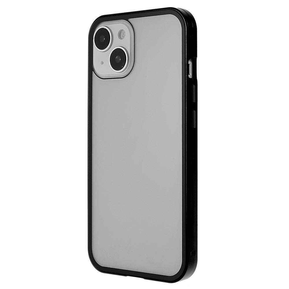 Til iPhone 14 Full Body Case Magnetisk Hærdet Glas Dobbeltsidet Telefoncover