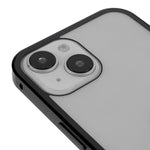 Til iPhone 14 Full Body Case Magnetisk Hærdet Glas Dobbeltsidet Telefoncover