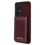 N.BEKUS til Samsung Galaxy A52 4G / 5G / A52s 5G Stødsikkert telefoncover Vertikal kortholder Stander i PU-læder+TPU RFID-blokerende telefoncover