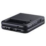 VILI TC-serien til Samsung Galaxy Z Flip4 5G tekstureret læderbelagt PC foldbart cover ridsefast telefonetui