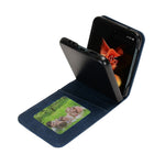 For Samsung Galaxy Z Flip3 5G Separable Design Wallet Phone Case Skin-touch PU Leather Coated PC Card Holder Cover