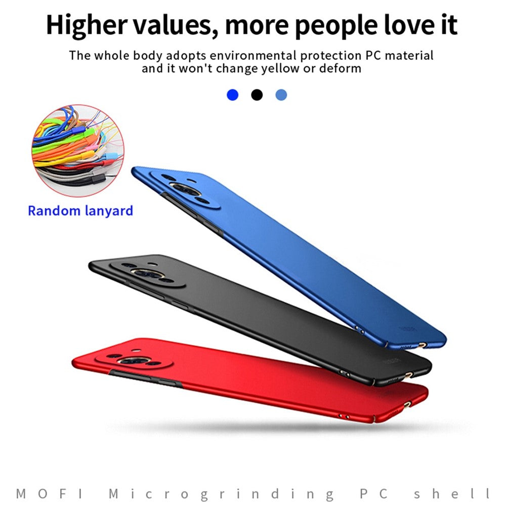 MOFI JK PC Series-1 Shield for Huawei nova 10 Pro 4G Slim Precise Cutout Matte Hard PC Back Cover Phone Shell with Strap