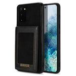 N.BEKUS Anti-fall Phone Case For Samsung Galaxy S20 FE / S20 FE 5G / S20 FE 2022 / S20 Lite, Vertical Card Holder Kickstand PU Leather+TPU RFID Blocking Phone Cover