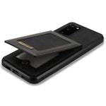 N.BEKUS Anti-fall Phone Case For Samsung Galaxy S20 FE / S20 FE 5G / S20 FE 2022 / S20 Lite, Vertical Card Holder Kickstand PU Leather+TPU RFID Blocking Phone Cover