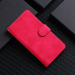 Skin-Touch Feeling Phone Cover for Asus ROG Phone 6 5G, PU Leather Magnetic Clasp Stand Wallet Case