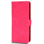 Skin-Touch Feeling Phone Cover for Asus ROG Phone 6 5G, PU Leather Magnetic Clasp Stand Wallet Case