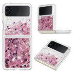 For Samsung Galaxy Z Flip4 5GTPU Case Glitter Quicksand Shockproof Phone Back Cover