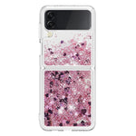 For Samsung Galaxy Z Flip4 5GTPU Case Glitter Quicksand Shockproof Phone Back Cover
