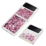 For Samsung Galaxy Z Flip4 5GTPU Case Glitter Quicksand Shockproof Phone Back Cover