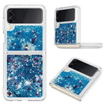 For Samsung Galaxy Z Flip4 5GTPU Case Glitter Quicksand Shockproof Phone Back Cover
