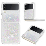 For Samsung Galaxy Z Flip4 5GTPU Case Glitter Quicksand Shockproof Phone Back Cover