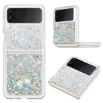 For Samsung Galaxy Z Flip4 5GTPU Case Glitter Quicksand Shockproof Phone Back Cover