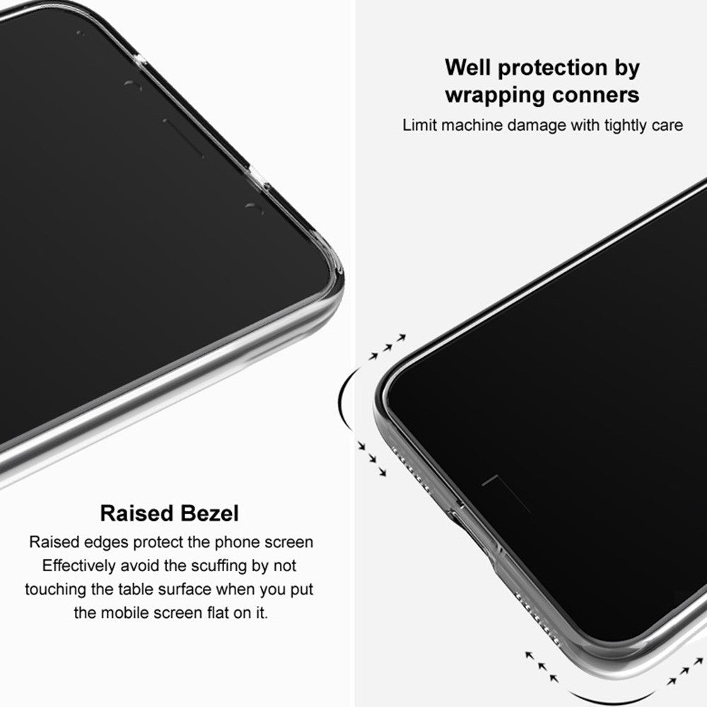 IMAK UX-5 Series for Asus Zenfone 9 5G Clear Shockproof TPU Case Slim Transparent Phone Cover