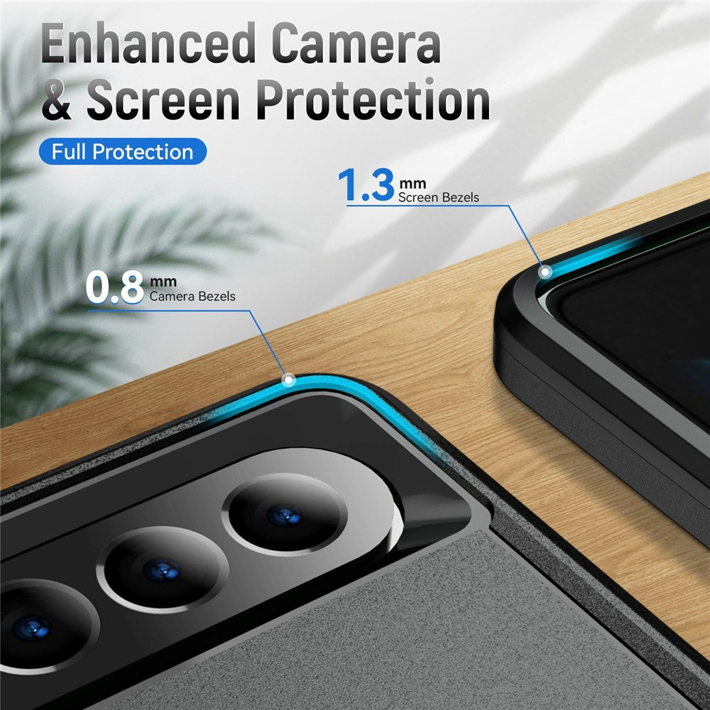For Samsung Galaxy Z Fold4 5G PC + TPU Dual Layer Protection Cover Anti-drop Phone Case