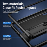 For Samsung Galaxy Z Fold4 5G PC + TPU Dual Layer Protection Cover Anti-drop Phone Case